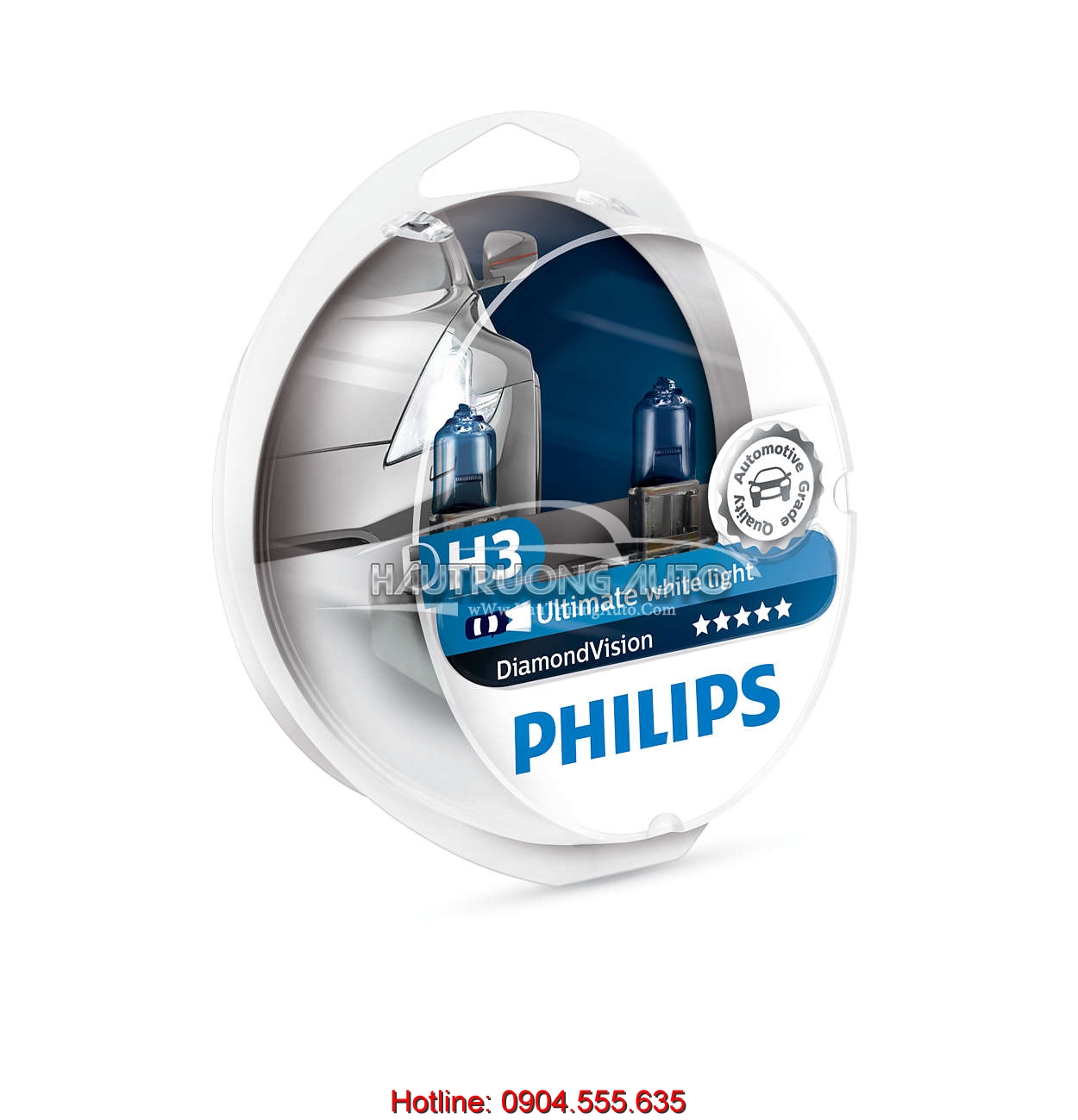 Bóng đèn H3 Philips DiamonVision 5000K