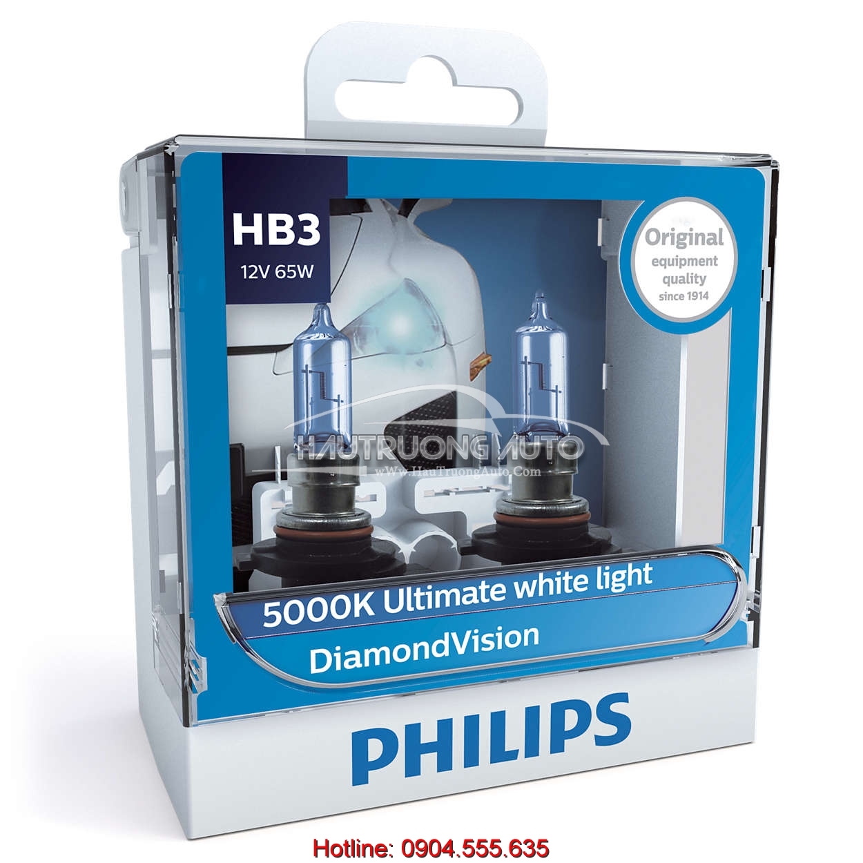 Bóng đèn HB3 Philips DiamonVision 5000K