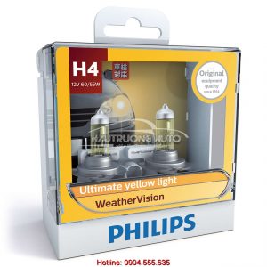 Bóng đèn sương mù Philips H4 WeatherVision