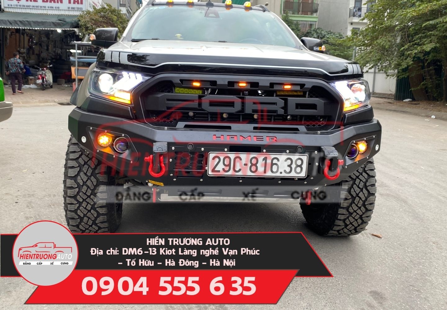 Mặt calang chữ Ford cho Ranger