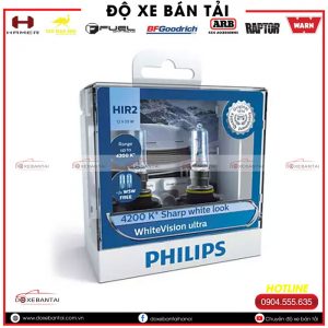 Bộ bóng đèn HIR2 Philips WhiteVision cường độ cao