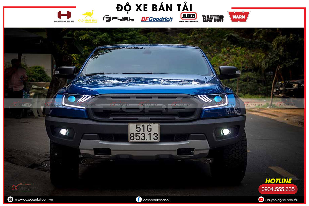 Những điều bạn cần biết khi độ đèn Ford Ranger Raptor