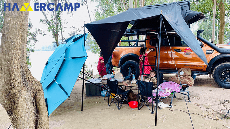 Phụ kiện dã ngoại và lều nóc ô tô chính hãng Hamer Camp