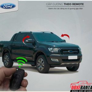 Độ gương gập điện cho Ford Ranger tự động theo remote của xe